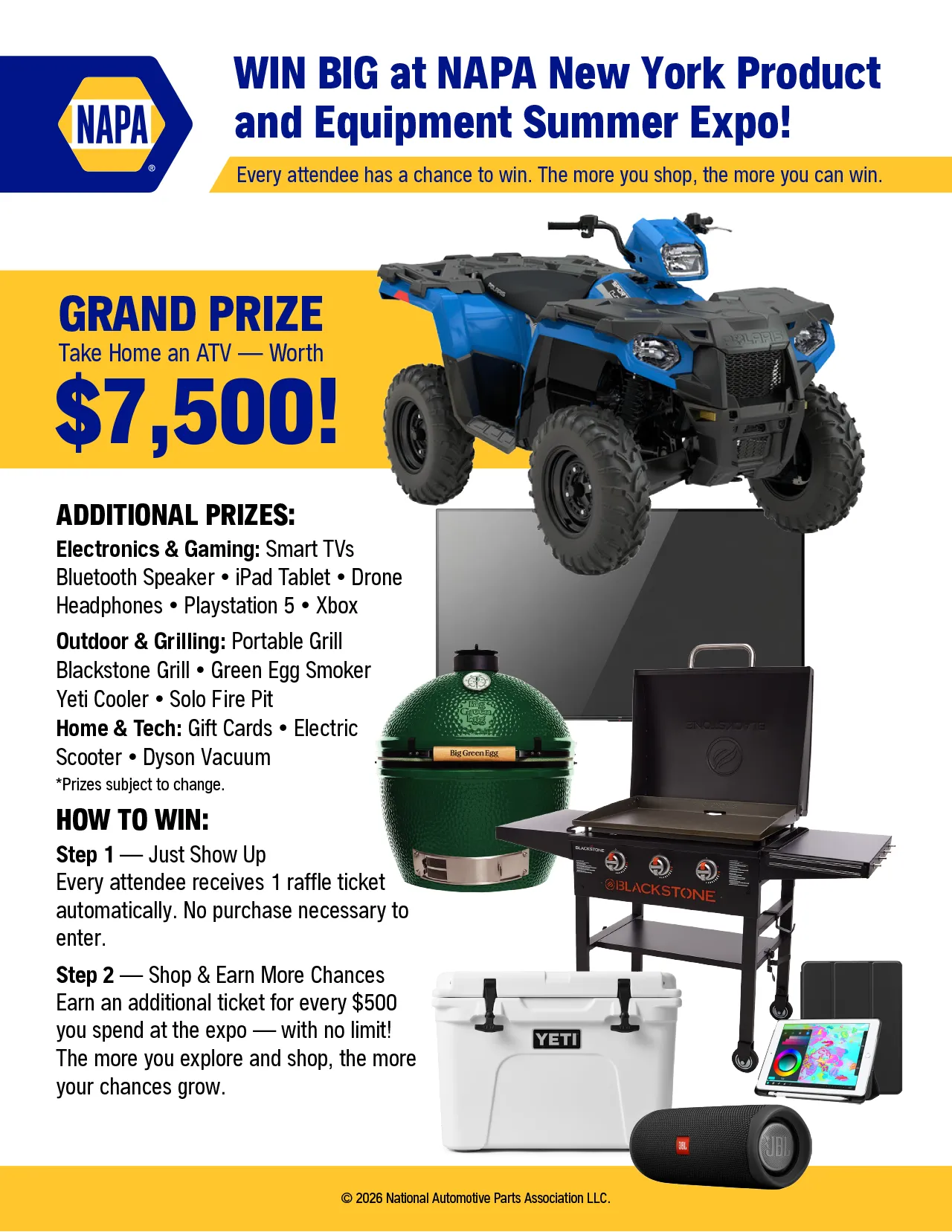 NAPA NY Expo Prizes